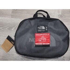 The North Face Base Camp Golden State Travel Duffel Bag 71L Medium Black - NWT